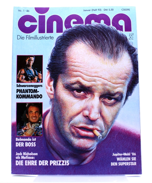 Cinema - Die Filmillustrierte Magazin Nr. 92: Jack Nicholson als Mafioso